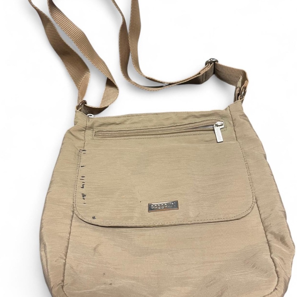 Baggalini Beige Crossbody Bag
